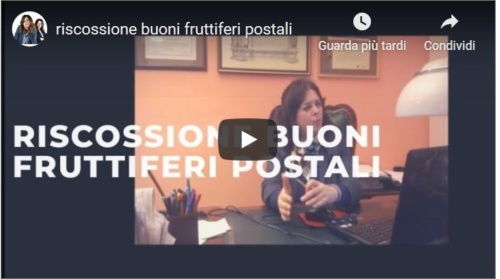 Riscossione buoni fruttiferi postali cointestati